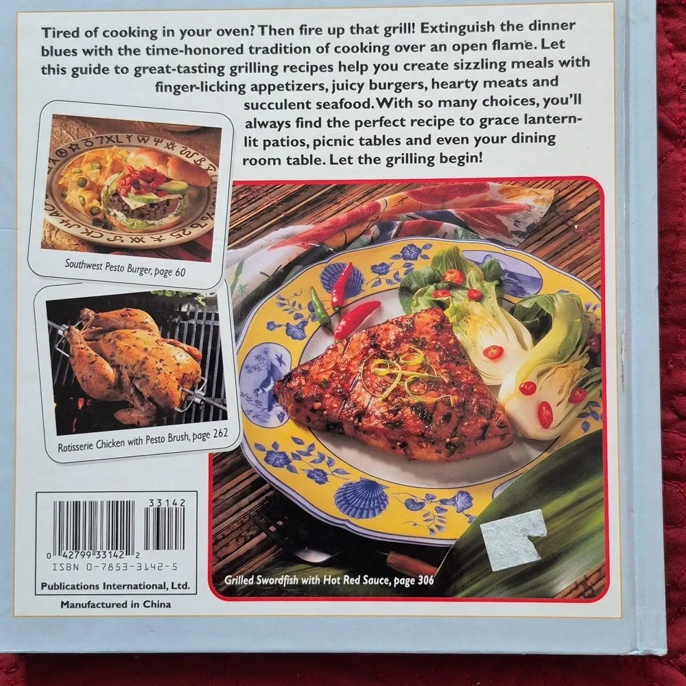 Grilling Cookbook, Hardback